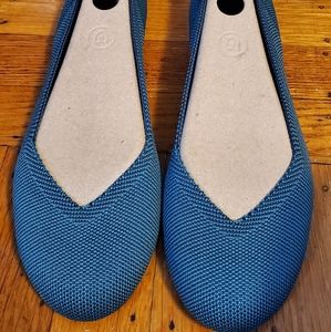 NWOB Rothy's Spruce Python Flats Sz8